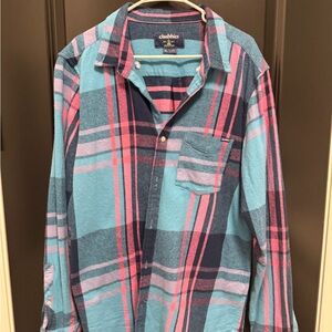 Chubbies Vibrant Plaid Button Down Shirt